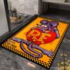 Rat Fury: Furious carpet Doormat Living room and bedroom mats Art Doormat Christmas gifts