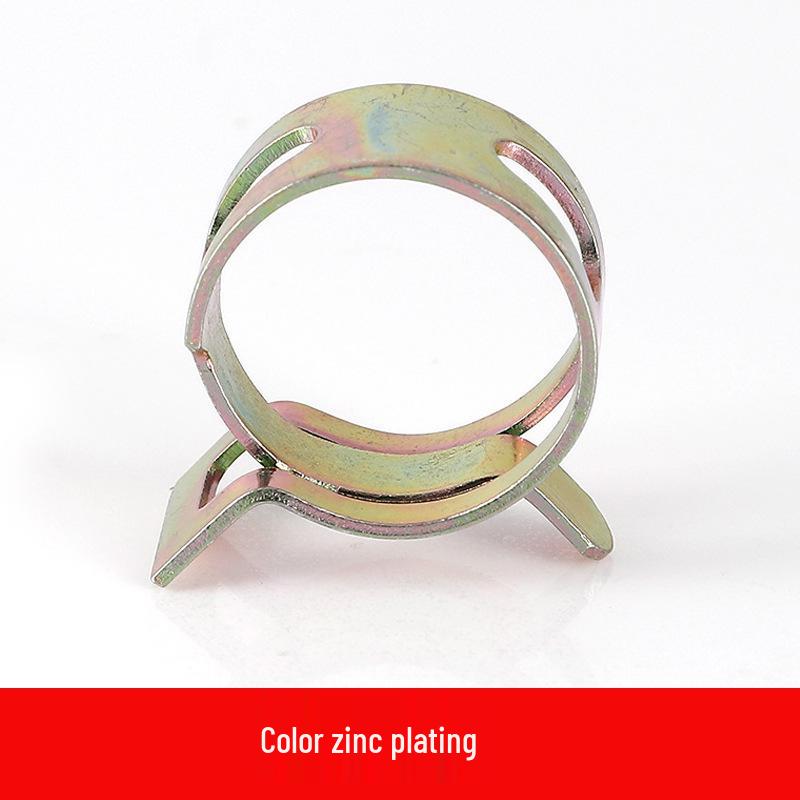 Kulatá hadicová spona z pružinové oceli pro automobilové olejové trubky