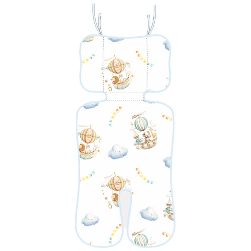 Liangliang Ramie Baby Stroller & High Chair Cooling Mat Stroller Mat - Tencel Ramie