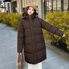 Women’s Mid Length Hooded Windproof Thicken Warm Winter Jacket
