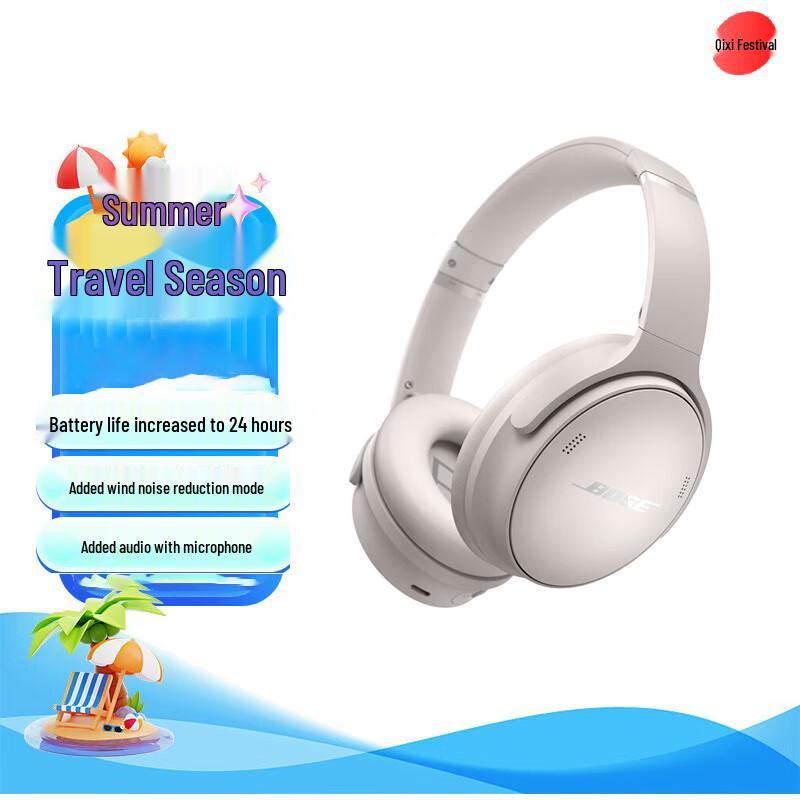 

Bose QuietComfort 45 Over-Ear Wireless Noise-Cancelling Headphones