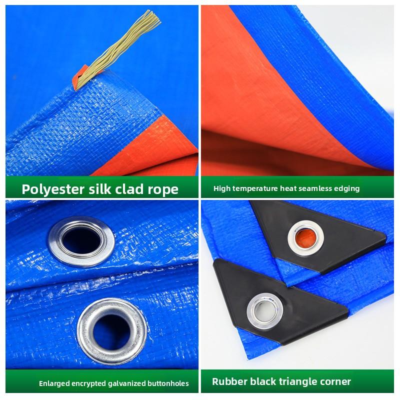 

Большой брезентовый водонепроницаемый прочный тент 5x4 м/3x2 м, укрепленный многоцелевой тент для сада и заднего двора 6x6m