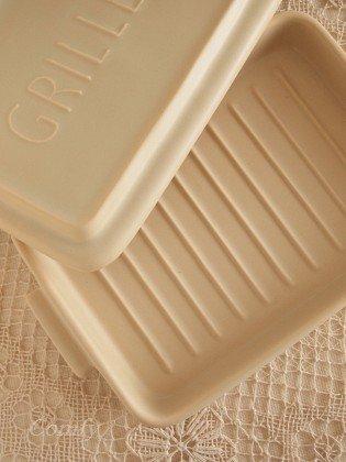 Griller oven, direct flame, beige, kitchen accessories