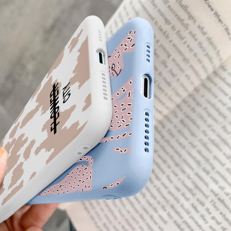 Leopard Flower Phone Case For iPhone 15 Samsung S25 Ultra A55 S24 FE A16 Xiaomi Redmi Note14 13 Pro 14C Huawei Honor 200 Realme Shockproof Matte Cover