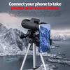 Zoom HD Telescope 10-30x50 Monocular Camping Powerful Largo Alcance With Tripod Phone Clip For Watching Bird Hunting Binoculars