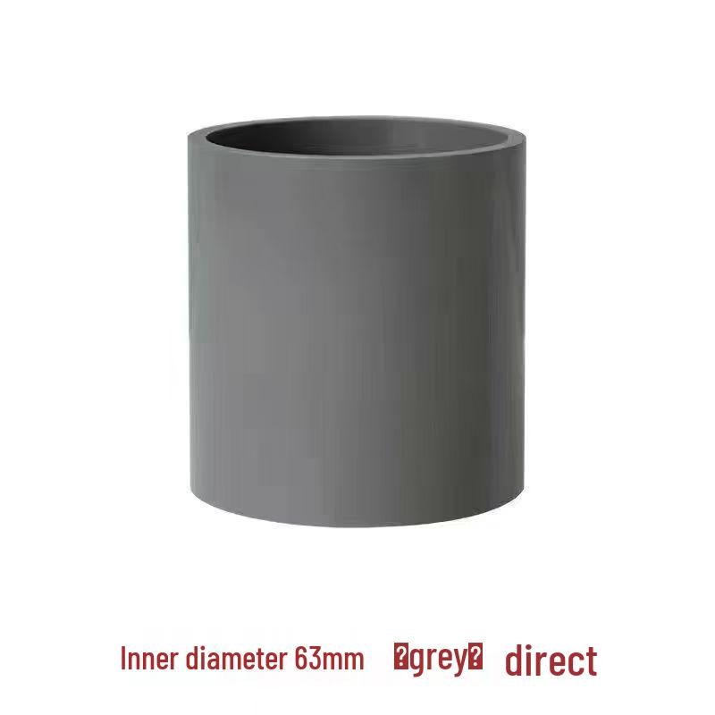 PVC Aquarium Water Pipe Connector for Fish Tanks (25mm, 50mm, 63mm, 75mm) - Straight Fittings for Upper/Lower Water Supply