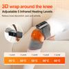 Electric Heating Knee Wrap with 5 Modes Muscle Relaxation Hot Compress Joint Protection Vibration Device for Leg Massage