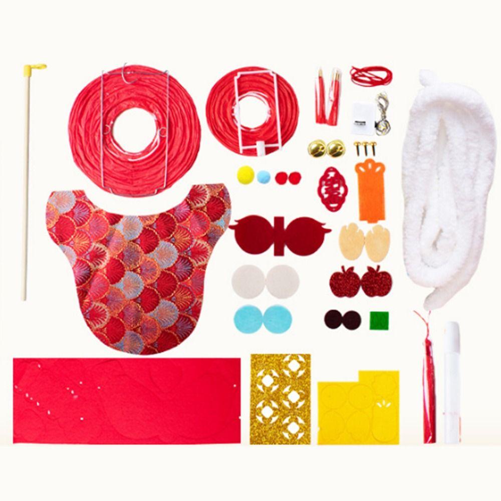 Glowing Handheld Lion Lantern Handmade Mid-Autumn Festival Lantern Mid-Autumn Festival