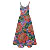 Boho Summer Dresses V Neck Floral Printed Sundresses, Beach Trendy Airy Dresses For Women