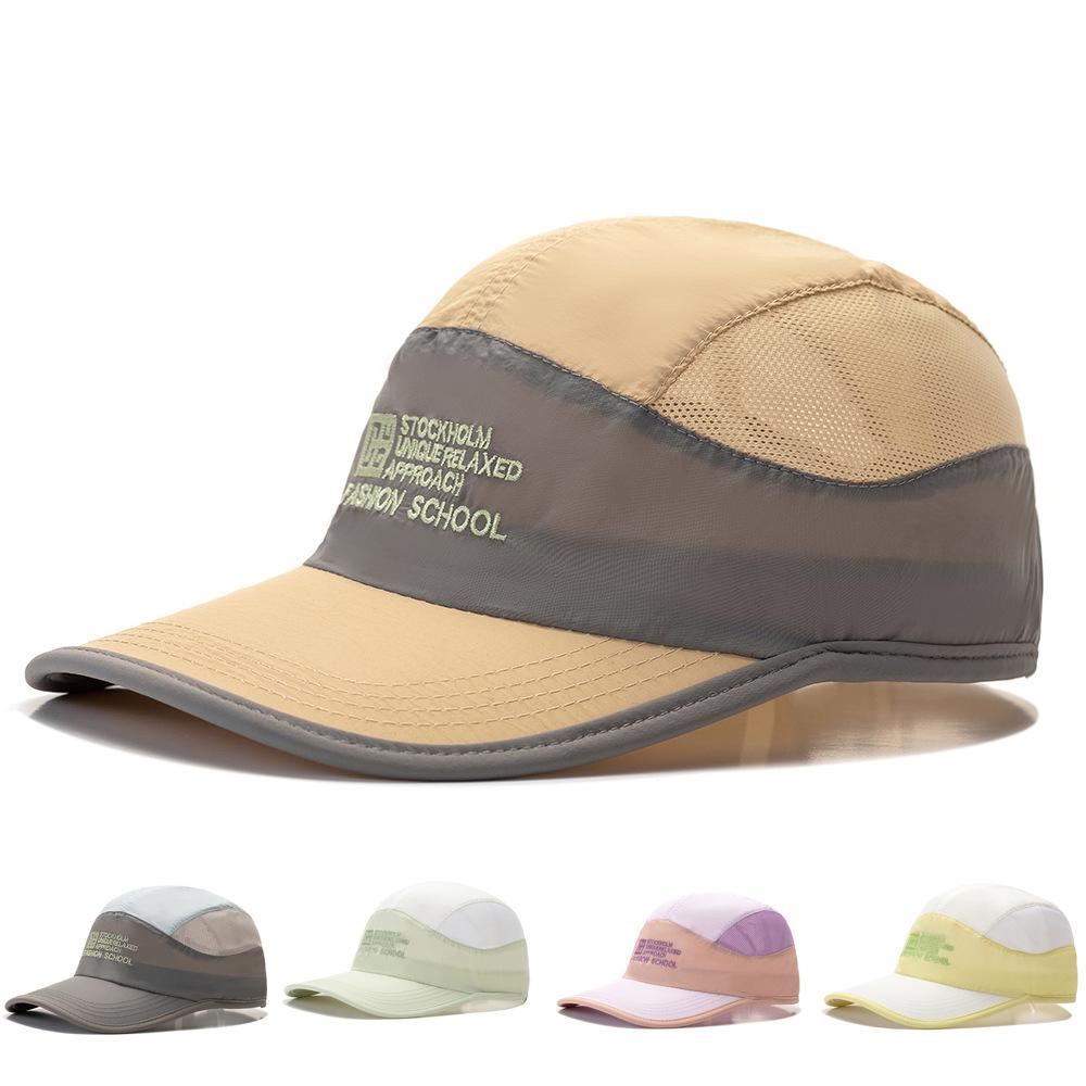 Men Summer Baseball Cap Outdoor Sun Hat Quick-Drying Breathable Sunscreen Cap