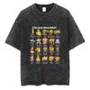 Italian Brainrot Funny Meme Washed Vintage T-shirt Six Seven 67 Number Tshirt Men Women Casual Fashion Oversized Crewneck Tees