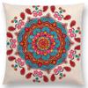 New Dreamy Sun Moon Stars Colorful Lotus Eternity Mandala Gorgeous Floral Pattern Design Prints Cushion Cover Pillow Case