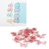 100pcs Paper Clips Prevent Slip Cute   Shaped Decorative Bookmark Metal Paperclips for School  