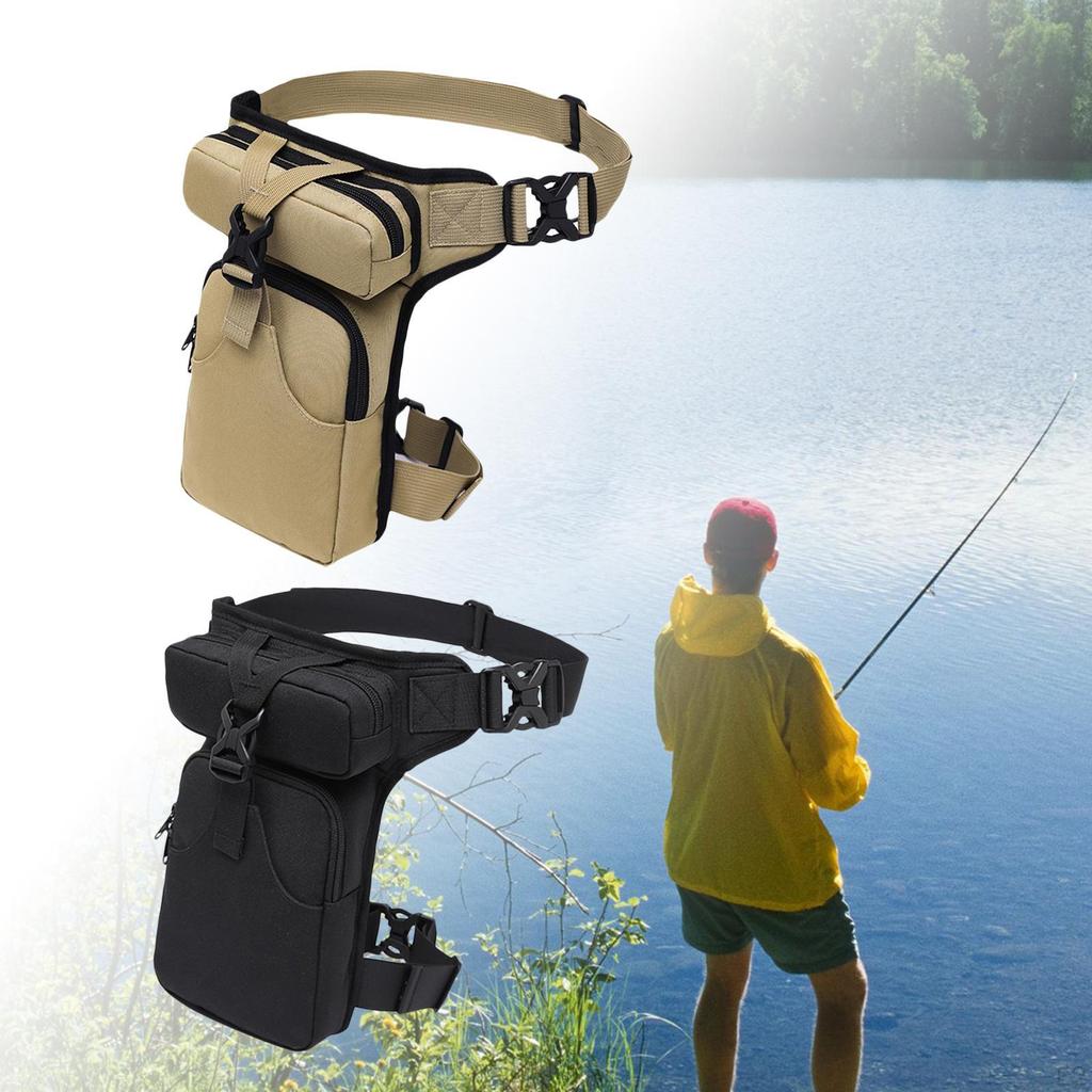 Motorcycle Thigh Bag with Secure Closure for Outdoor Adventures