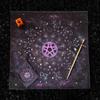 Astrology Tarot Table Altar Cloth Metaphysical Board Game Mat Pendulums Divinations Altar Tablecloth Board Game Card Pad