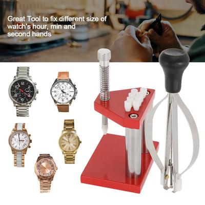 Extractor de Agujas de Reloj de Diferentes Tamaños Herramienta de Reparación de Relojes de Acero Aleado Empujador de Agujas de Reloj Fijando Reloj