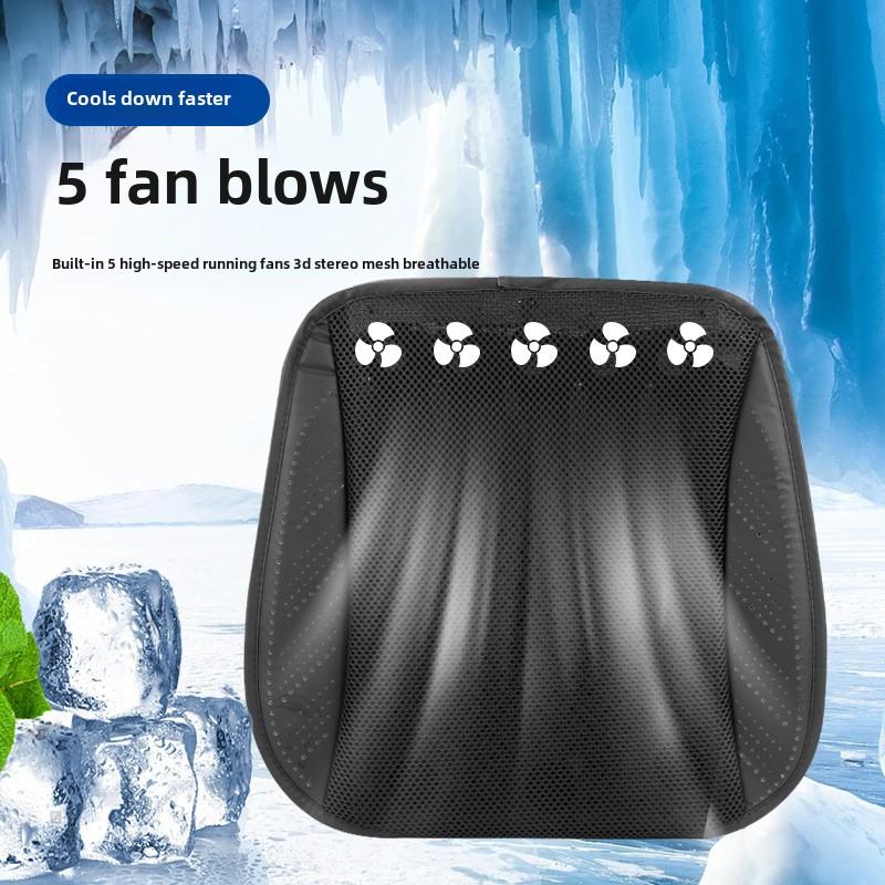 Premium Ventilated Seat Cushion Fast Cooling 3 Speed USB Car Cooler for Office Chair Memory Foam Pad Universal Ergonomic Design