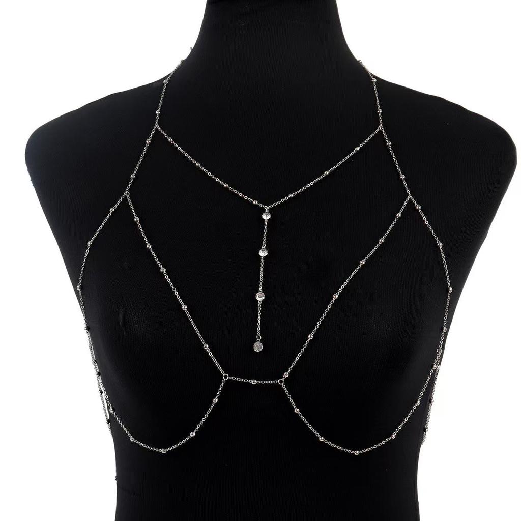 Elegant European & American Style Sexy Choker Necklace: Women’s High-End Bikini Clavicle & Body Chain