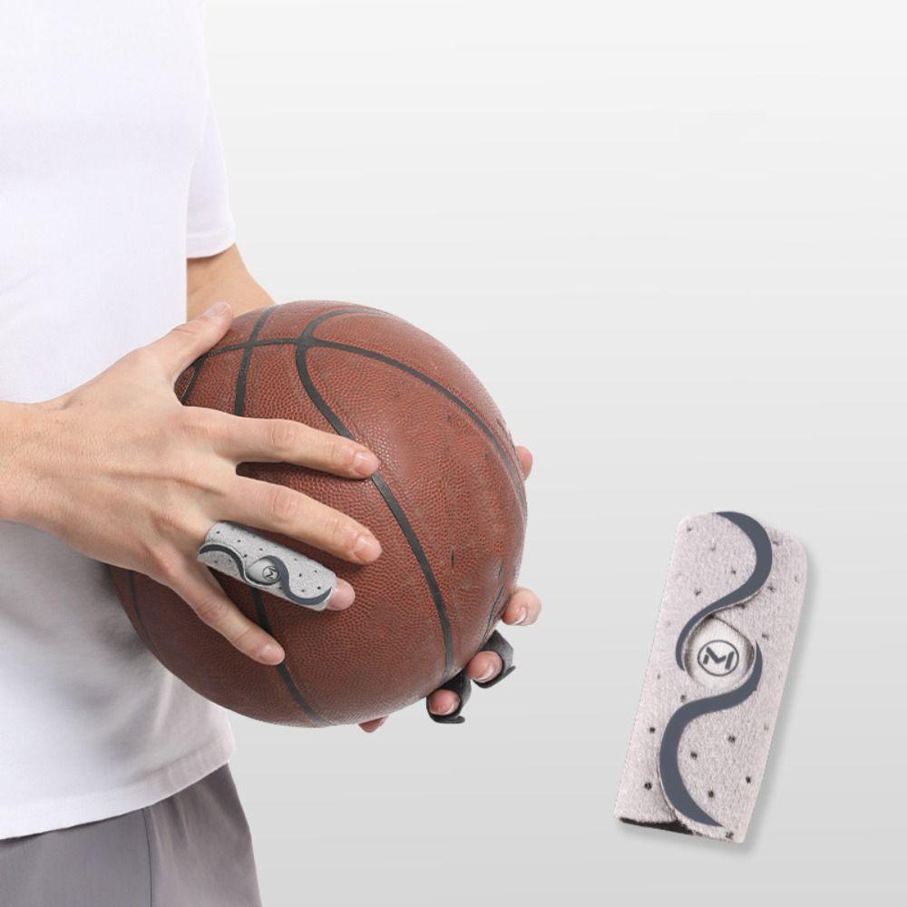 

Nylon Spring Finger Protection Grey Finger Support Sports Safety Sports Finger Sleeves Unisex S светло-серый