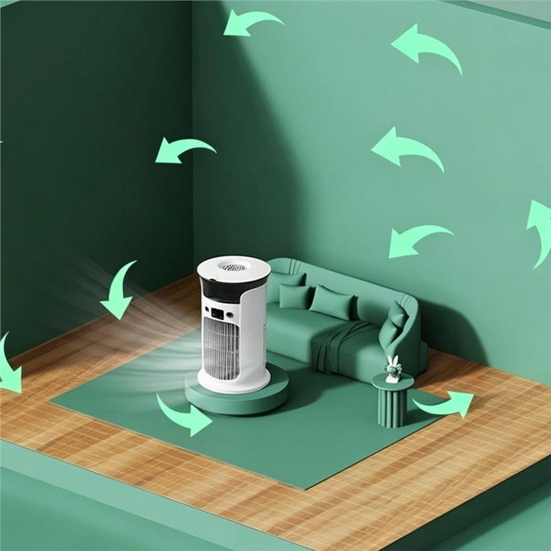 A02V-Portable Air Cooler For Room, 4-In-1 Multifunctional Evaporative Cooling Fan Mobile Air Conditioner For Home Travel