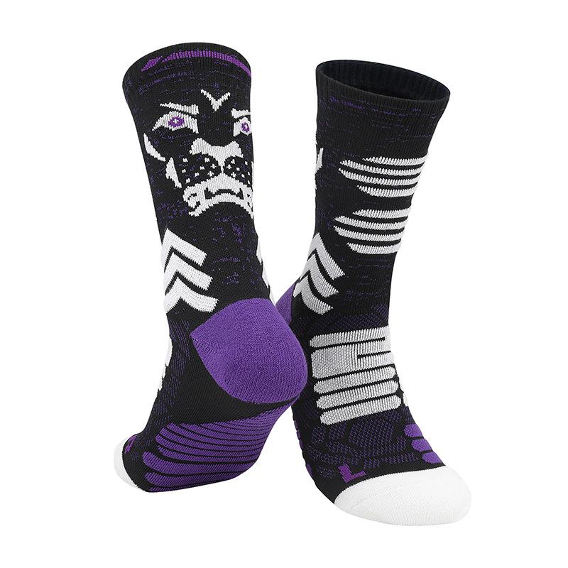 Non-Slip Professional Basketball Socks Men'S Medium Tube American Thickened Towel Bottom Women'S Sweat-Absorbing And Breathable Sports Socks Men'S