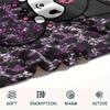 1PC Kuromi Print Flannel Blanket, High quality All Seasons, Home Decor, Warmth and Comfort, Perfect for Christmas Gifts