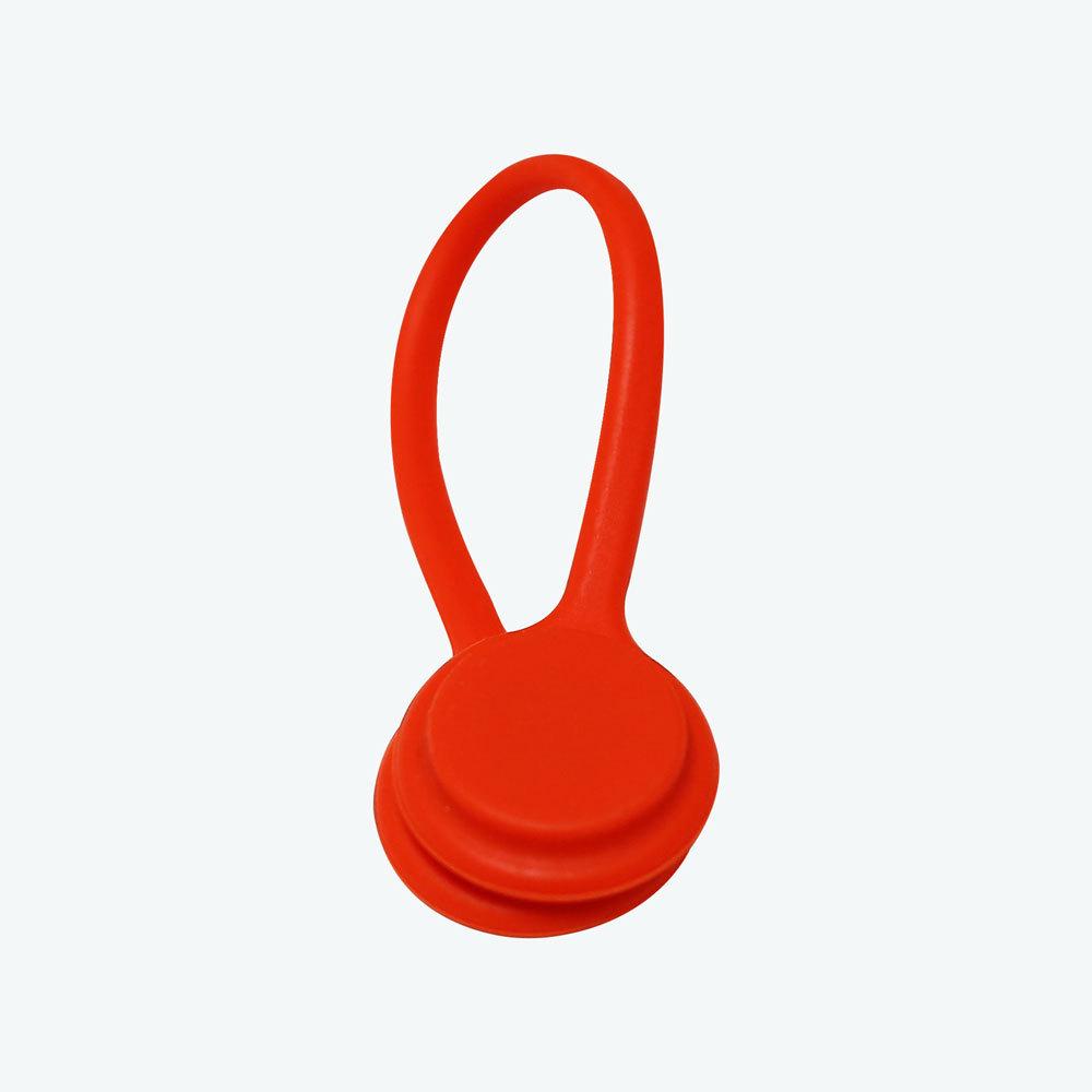 Silicone Cable Organizer: Simple, Solid Color for Desktop, Headphones, and Charging Cables