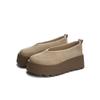 AIYUQI Mocassins pour femmes Chaussures plateforme à enfiler à semelles épaisses pour femmes Grande taille sport Forrest Gump chaussures pour femmes