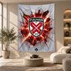 Decorative Tapestry,Fulham Football Printed Wall Art, Lightweight Wall Hanging For Bedroom Background