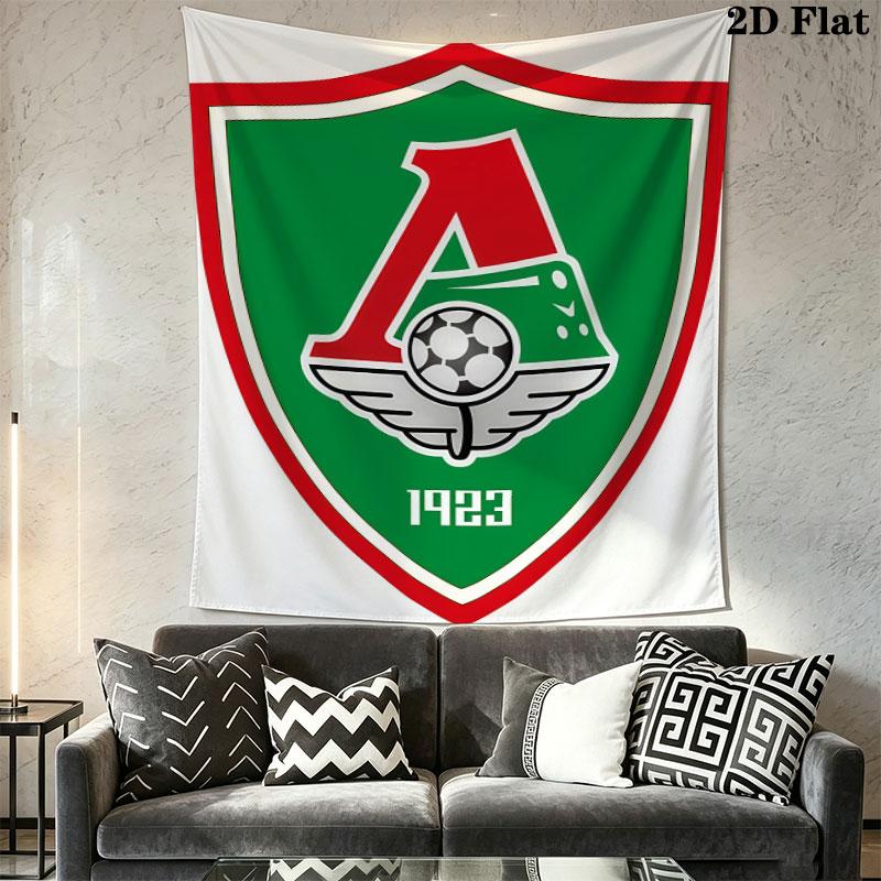 Lokomotiv Moscow Surge Wall Hanging Printed Fabric Blanket Decorative Tapestries for Bedroom Living Room Home Decor