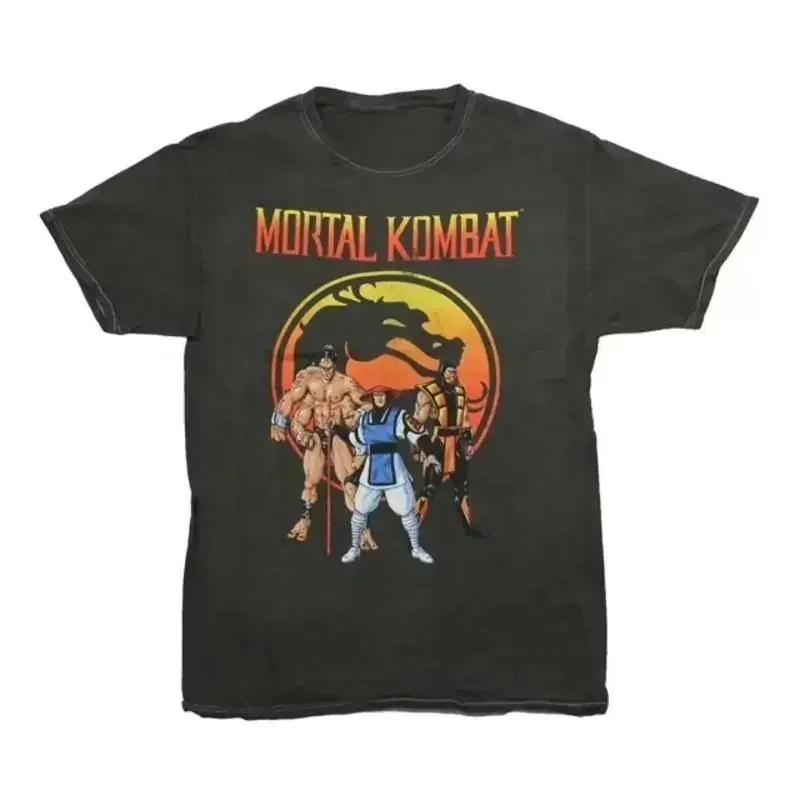Vintage Mortal Kombat Trio Of Fighters Below Logo Tshirt