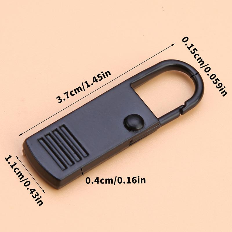 Tool Free Detachable Zipper Head Pull Replacement Zipper Accs for Jeans Backpack Sewing Tools 5pcs Detachable Zipper