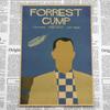 Kostenloser Versand Forrest Gump Klassischer Filmplakat Retro Kraftpapier Dekor