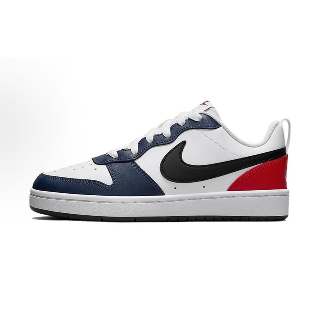 Nike Court Borough Květinový jazyk Lehké, prodyšné a protiskluzové nízké skateboardové boty Dámské růžové DO7446-101(Tým1885-)