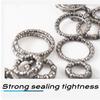 2PCS Bicycle Front Fork Ball Bearing Group Mountain Bike Bead Front Middle and Rear Axle Integrated Ball Frame Bearings