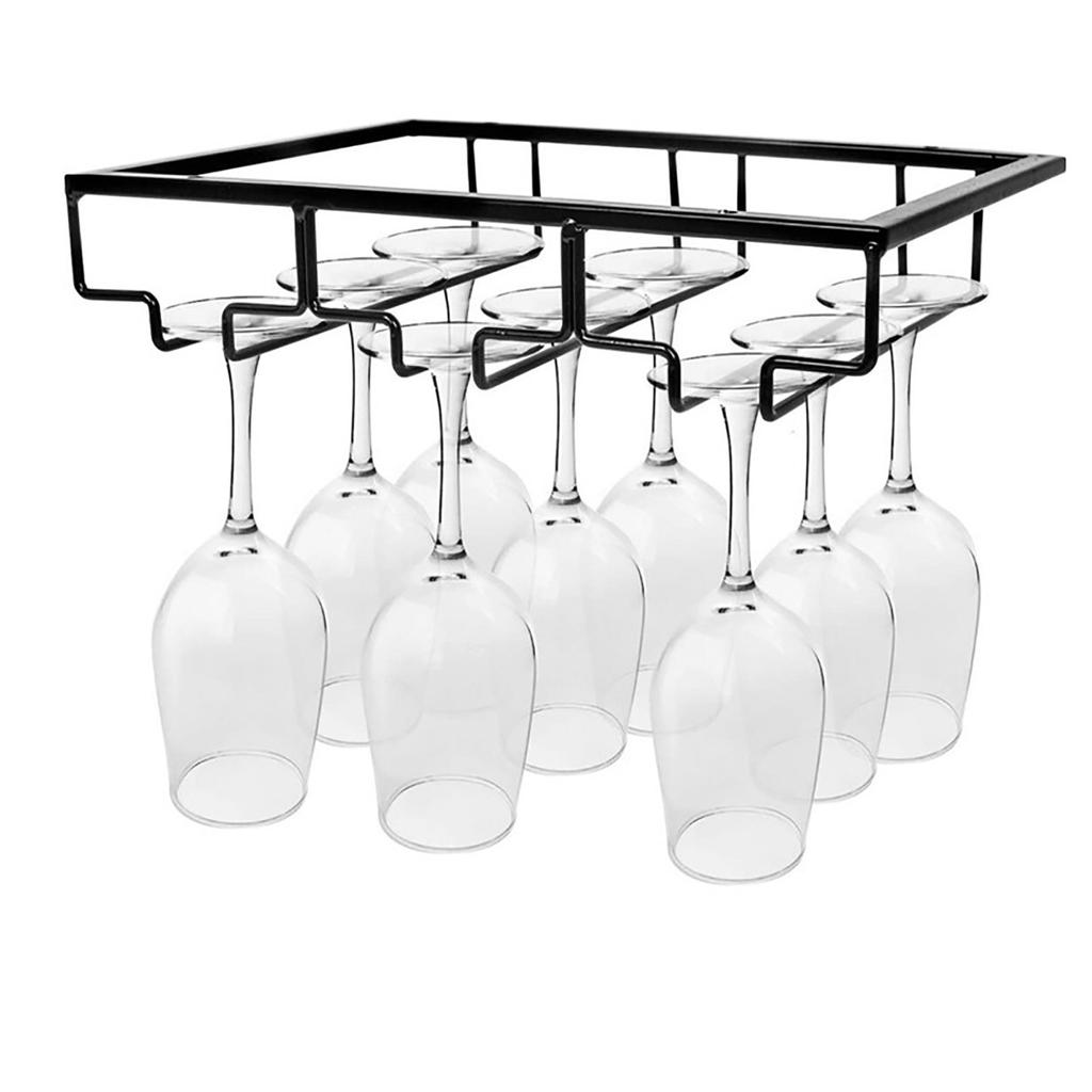 Kitchen Upside Down Wine Glass Holder Household Wine Cabinet Hanging Cup Holder