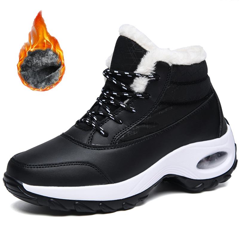 

Зимние сапоги Женские зимние сапоги Сапоги на воздушной подушке Высокие сапоги Водонепроницаемая уличная обувь 37 чёрный