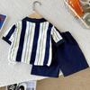 Kinderkleidung Mutter Kinderkleidung Kinder-Sets Jungen T-Shirt Shorts Sommer Kurzarm Mode Anzug