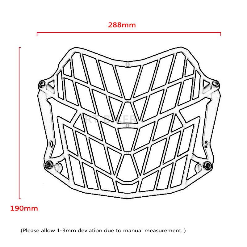 Fit For Yamaha Tenere 700 Tenere700 T7 TENERE 700 2019 2020 2021 2022 2023 Motorcycle Headlight Guard Cover Protection Grill
