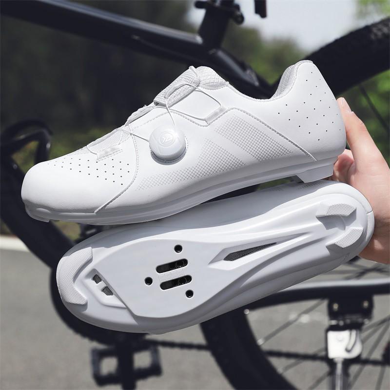 Breathable Cycling Shoes Men Women Road Bike Mountain No-Lock Lock Pedal Options Large Size 36-48