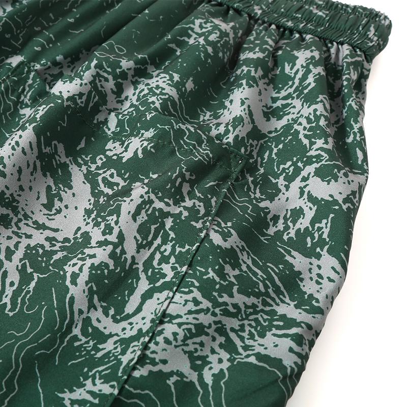 Men's Plus Size Print Casual Shorts – Elastic Waist Drawstring Loose Fit Summer Shorts (5XL-11XL)