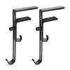 2-in-1 Adjustable Christmas Stocking And Garland Hangers Metal Mantel Hooks No Drill Stocking Holder Holds Up to 11lbs