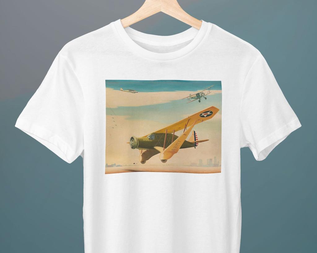 Aircraft No 5 SAAM, George A. Danchuk, Unisex T-Shirt, Art T-Shirt, Fine Art, Gift for Her, Gift for Him