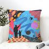 Color Illustrator W-Willian Santiago Art 4 Pillow Case Linen Pillow Case Sofa Home Decor Cushion Cover Cushion Cove