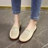 Soft sole non-slip shallow mouth mother shoes old Beijing cloth shoes women's breathable hollow new Chinese shoes 2025 summer new