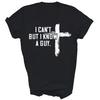 Eu Não Posso Mas Conheço Um Cara Cruz de Jesus Engraçada Cristã Deus Camiseta Unissex Presente