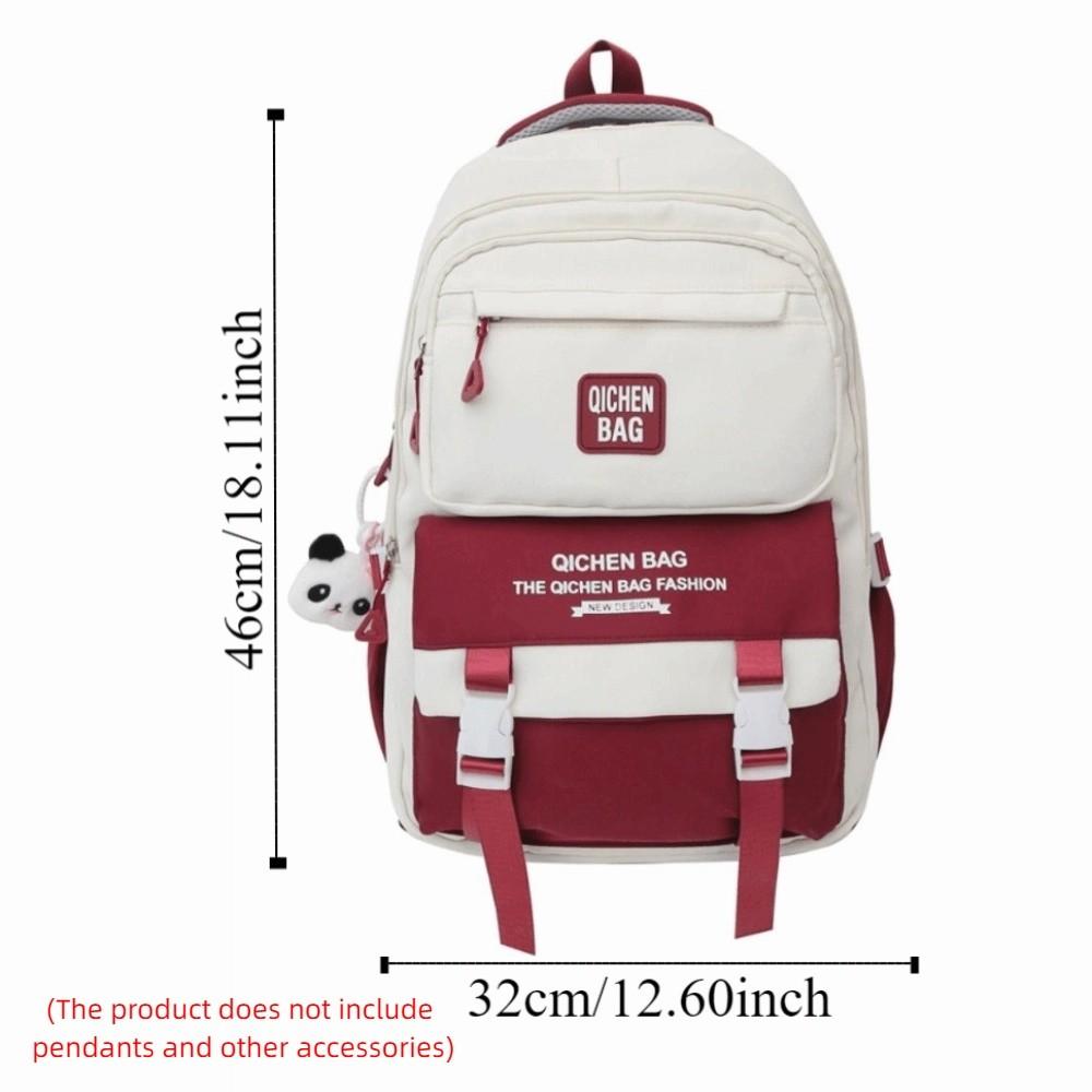Multi Pocket College Student Backpack Waterproof Outdoor Storage Bag  Mountaineering