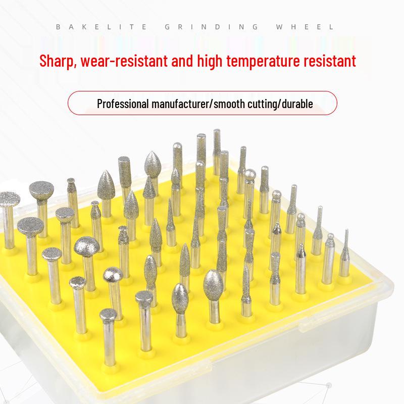Diamond Grinding Head Set - 50PC Electric Grinding Accessories