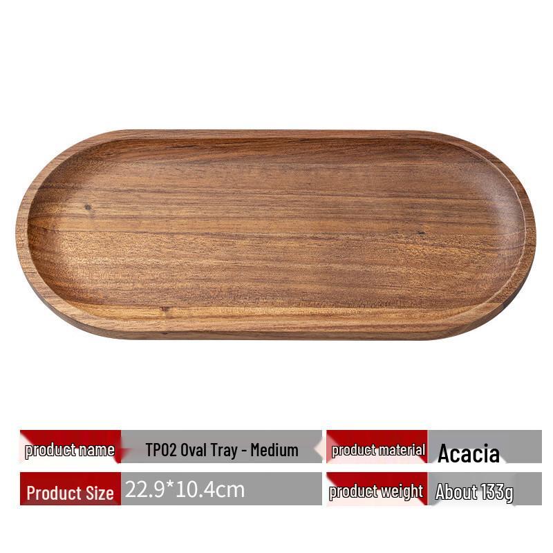 Aiqiyixuan SJ Japanese Style Wooden Serving Tray