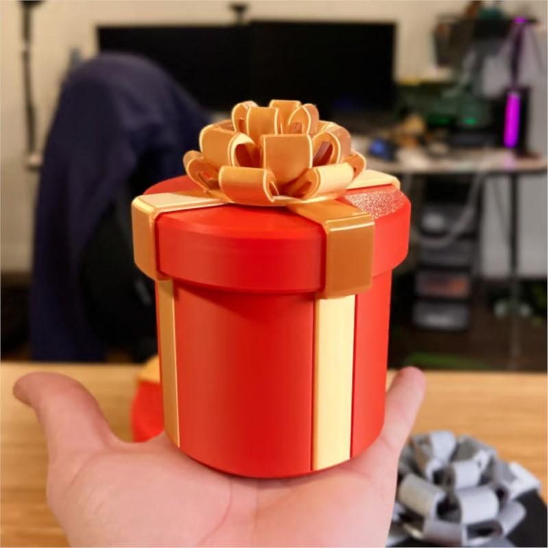 Annoying Mini Nested Screw Gift Box Fun Christmas Nested Gift Box Toy Christmas Gift Boxes Creative 3D Print Prank Plaything Toy